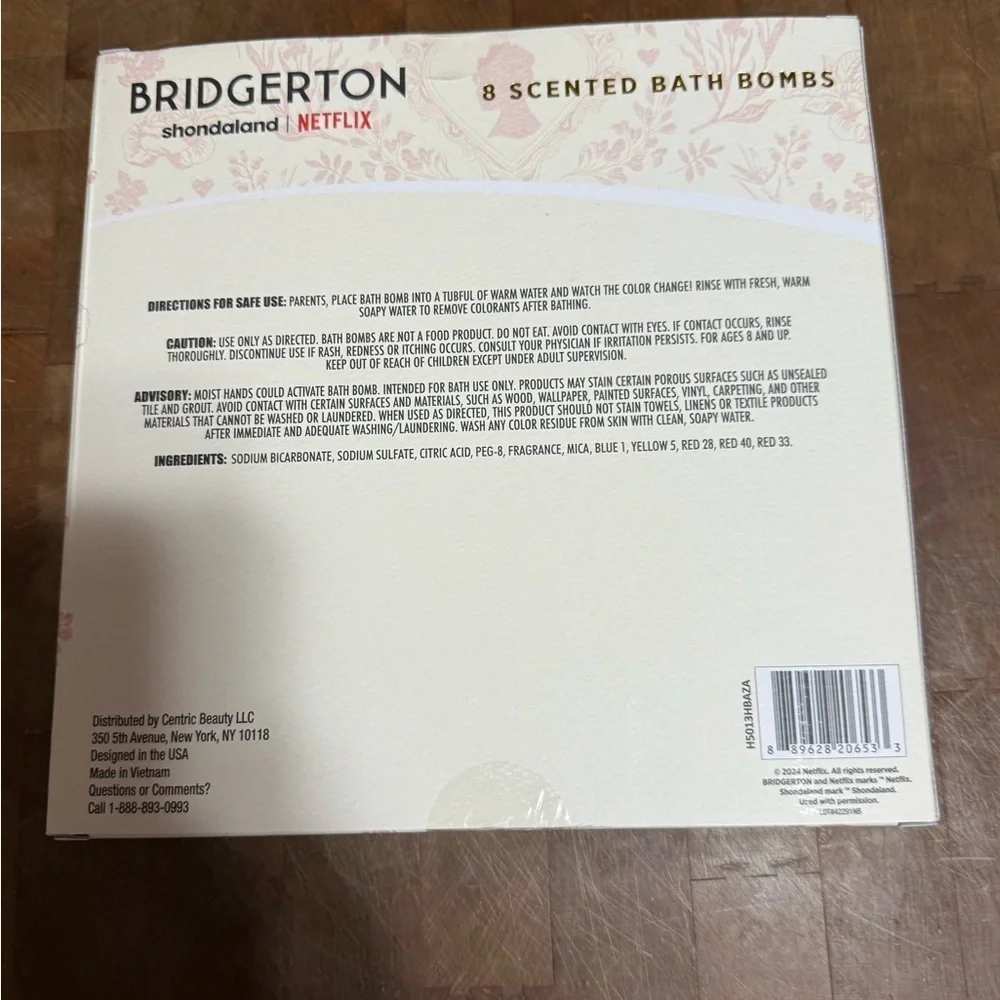 Bridgerton True Love Scented Bath Bombs - Multicolor   Brand New